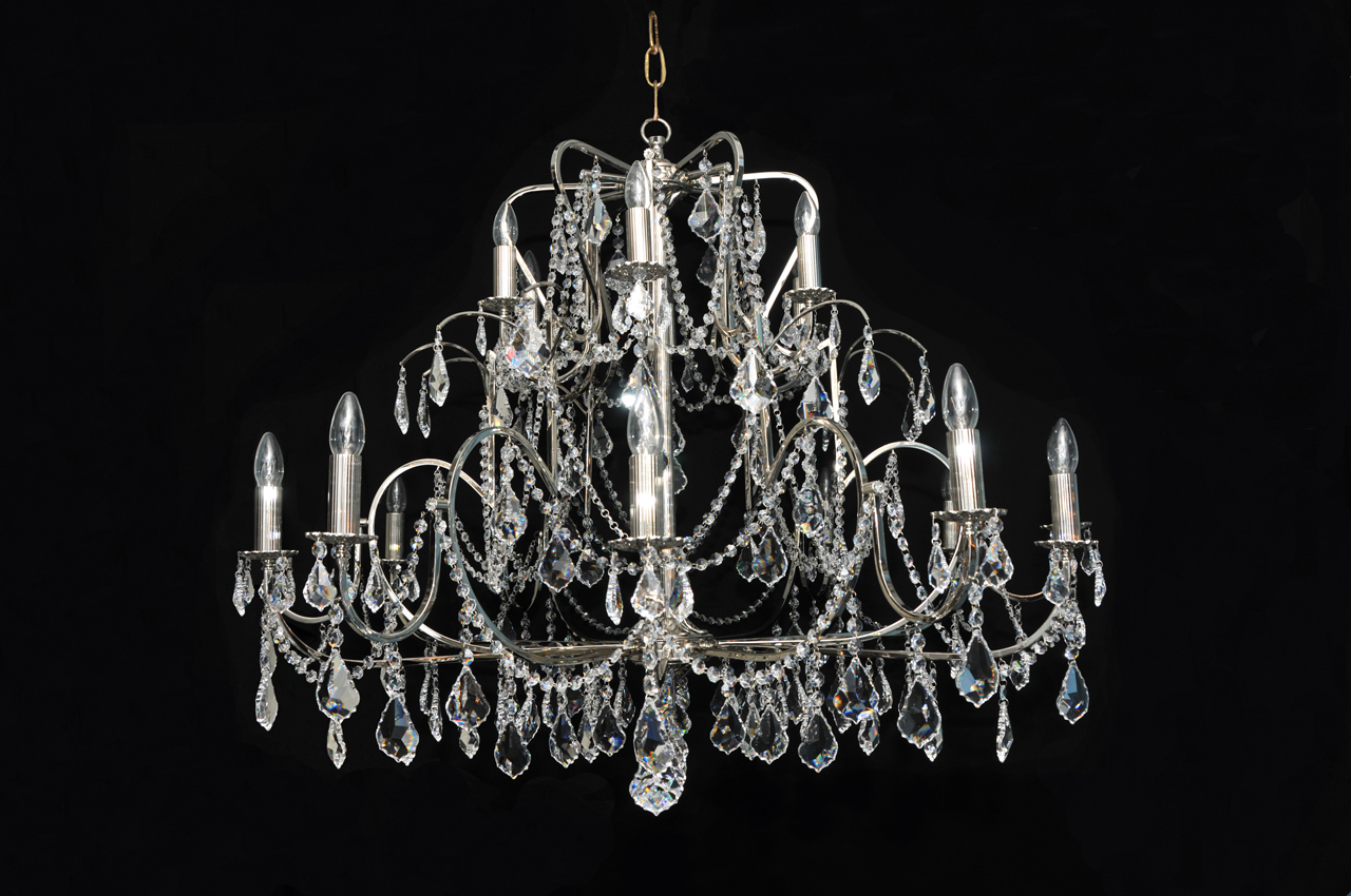 Araña con caireles de 15 brazos María Teresa - Boutique de Luz