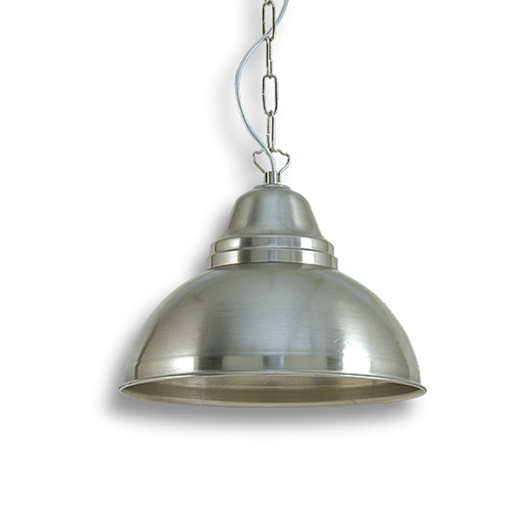 Lámpara colgante industrial en varios acabados Media esfera (Diámetro 50cm) Boutique de Luz