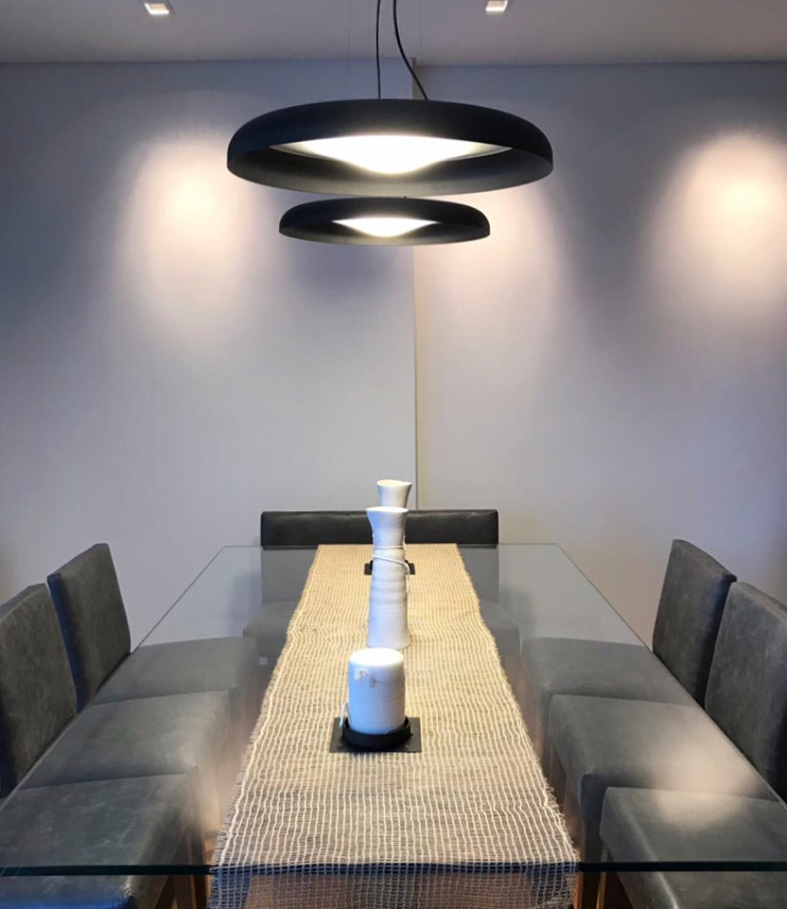 Luminaria led dimerizable Gota en varios colores (Diámetro 58cm