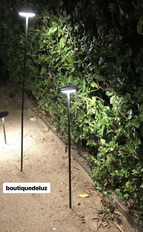 Baliza de exterior Invisible de altura regulable (desde 33cm a 123cm) - Boutique de Luz