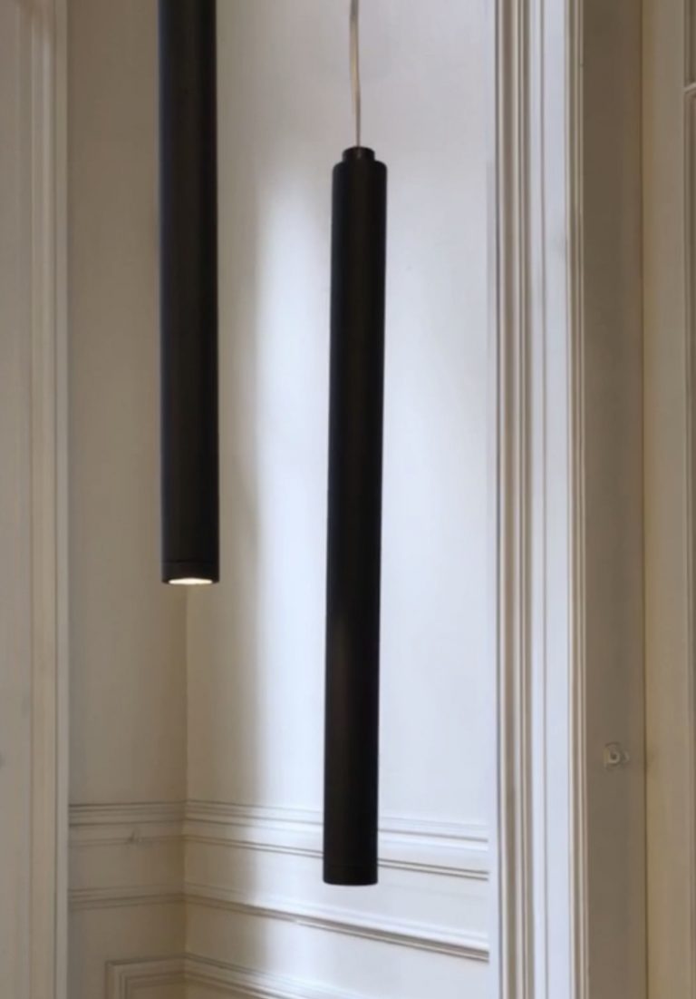 Lámpara colgante cilíndrica Noho (varios colores) - Boutique de Luz