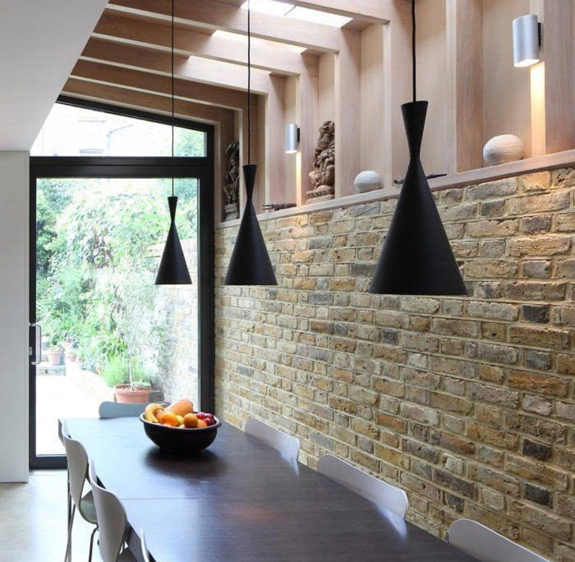 Lámpara colgante Dix-L en color blanco o negro - Boutique de Luz