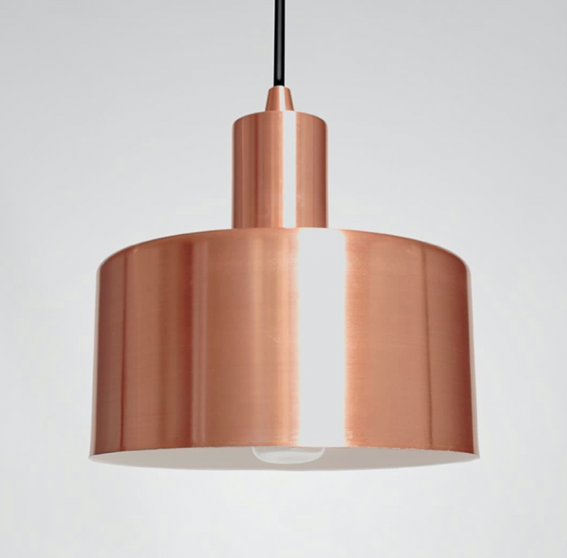Lámpara colgante Acopla Chica (cobre) - Boutique de Luz